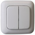 Home Easy Wireless Two Gang Wall Switch