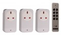 Home Easy Remote Control 3 Pack Socket Kit 