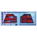 6 Piece 1000V Electricians VDE Screwdriver Set