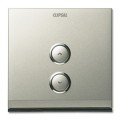 Clipsal ULTI 1 Gang 600W Dimmer Brushed Silver
