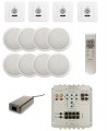 Opus 300 - Complete 4 Zone Audio System - White