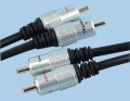 Phono to phono cable - 2 channel - 1M