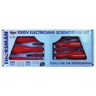 6 Piece 1000V Electricians VDE Screwdriver Set