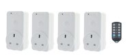 Remote controlled sockets - 4 Pack - X10 bundle